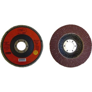 MAGNA FLAP DISC, 4.5" TYPE 27, ALUMINUM OXIDE - 80 GRIT, 7/8" ARBOR