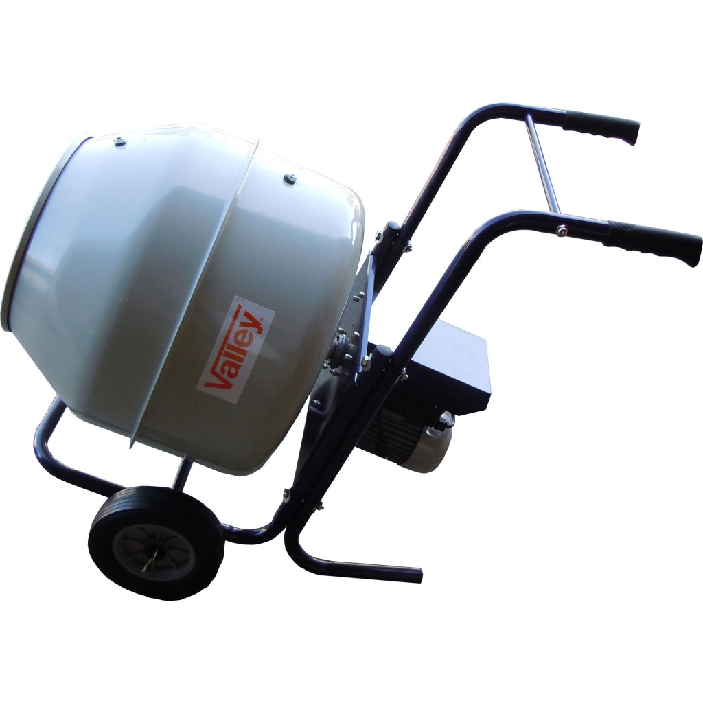 5 CUBIC FOOT PORTABLE CEMENT MIXER, 0.5 HP