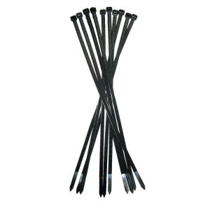 10" X 3/16" CABLE TIES (100/PACK)-BLACK