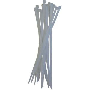 15" X 3/16" CABLE TIES (100/PACK)-WHITE