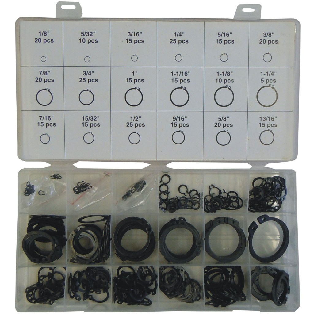 300 PC. SNAP RING ASSORTMENT