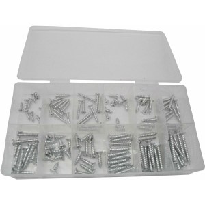 120 PC. SELF-TAPPING WOOD SCREWS ASSORTMENT