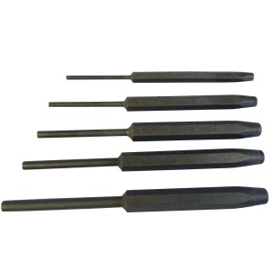 5 PC. PIN PUNCH SET, CR-V STEEL