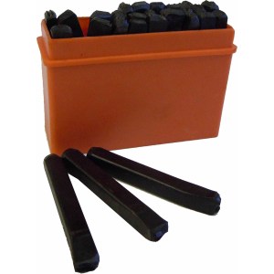 27 PC. LETTER PUNCH KIT-3/8" (10 MM.)