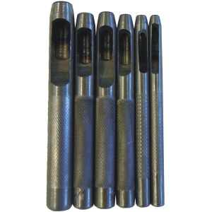 6 PC. HOLLOW PUNCH SET 1/8"-5/16" (SMALL)