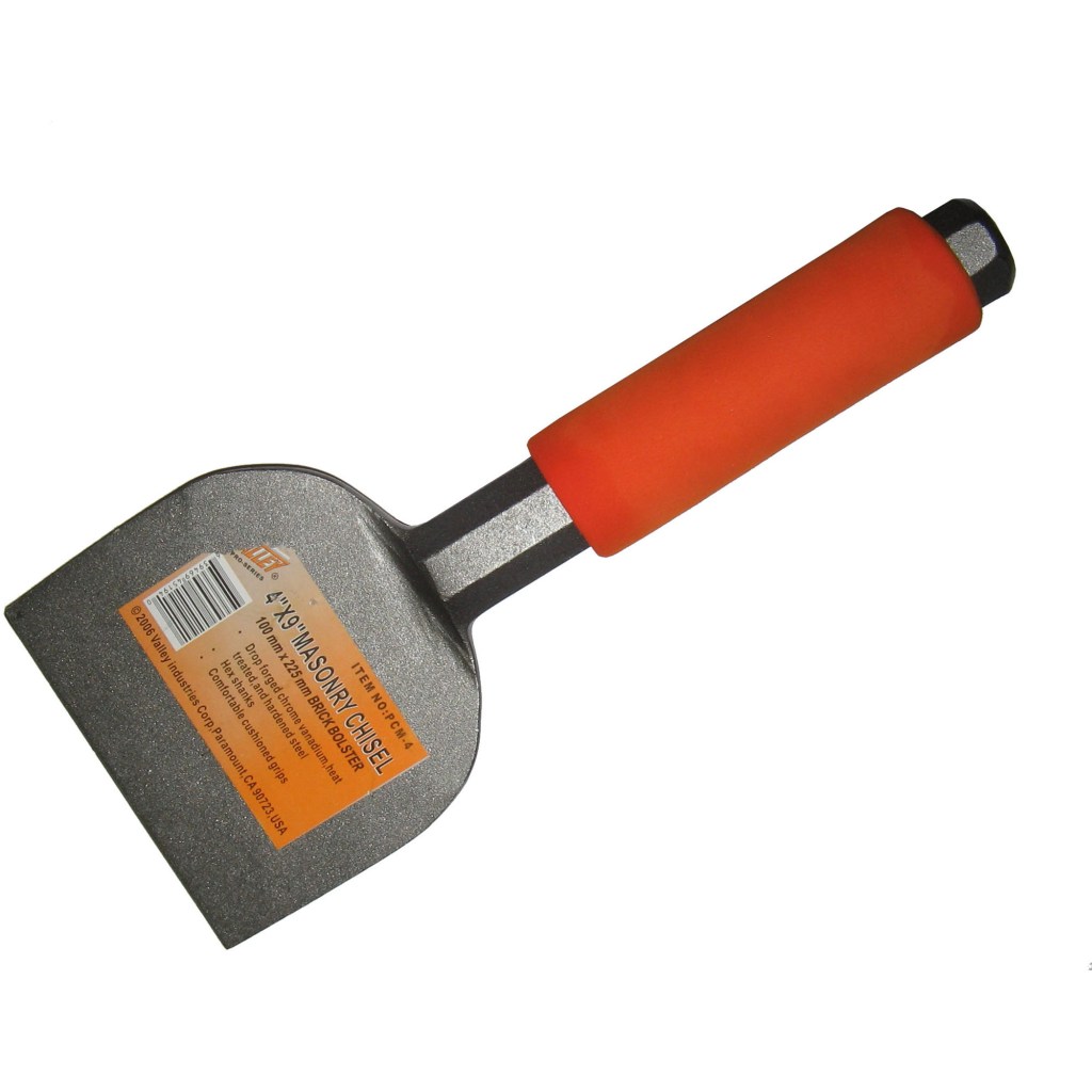 4" X 9.5" MASONRY CHISEL, HEX SHANK