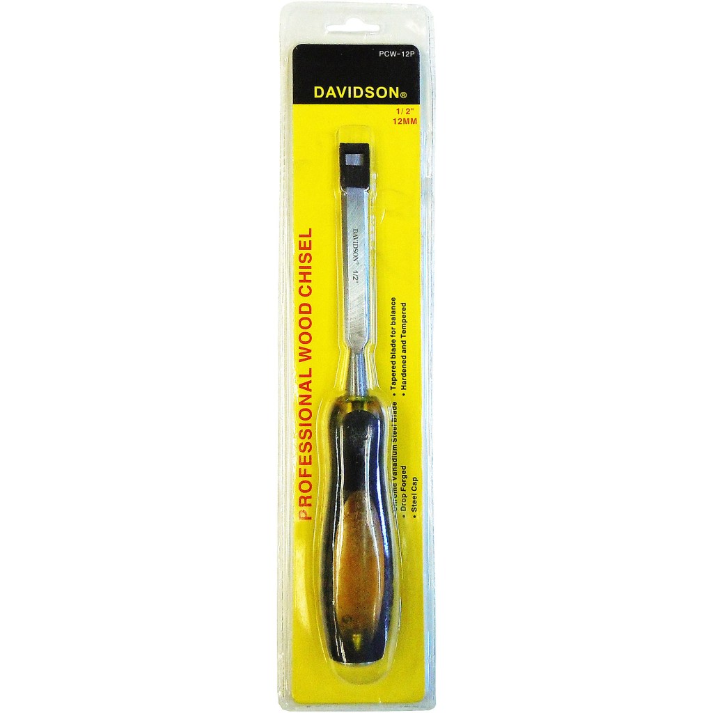 WOOD CHISEL, 1/2" BLADE, METAL CAP
