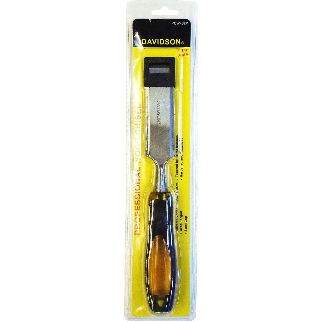 WOOD CHISEL, 1-1/4" BLADE, METAL CAP