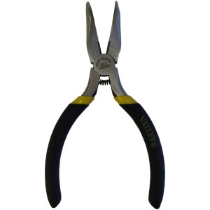 4.5" PRECISION BENT NOSE PLIERS, CR-V, FOAM GRIPS