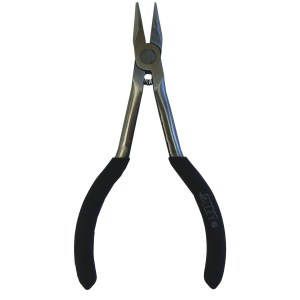 6.5" PRECISION BENT NOSE PLIERS, CR-V, FOAM GRIPS