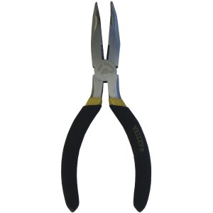 6" BENT NOSE PLIERS, CR-V, FOAM GRIPS