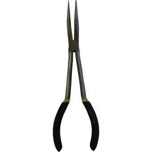 11" BENT NOSE PLIERS-15°, CR-V, FOAM GRIPS