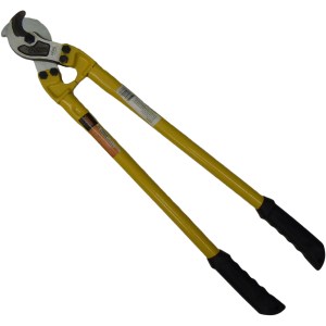 24" CABLE CUTTER, METAL TUBULAR HANDLE, D-GRIPS