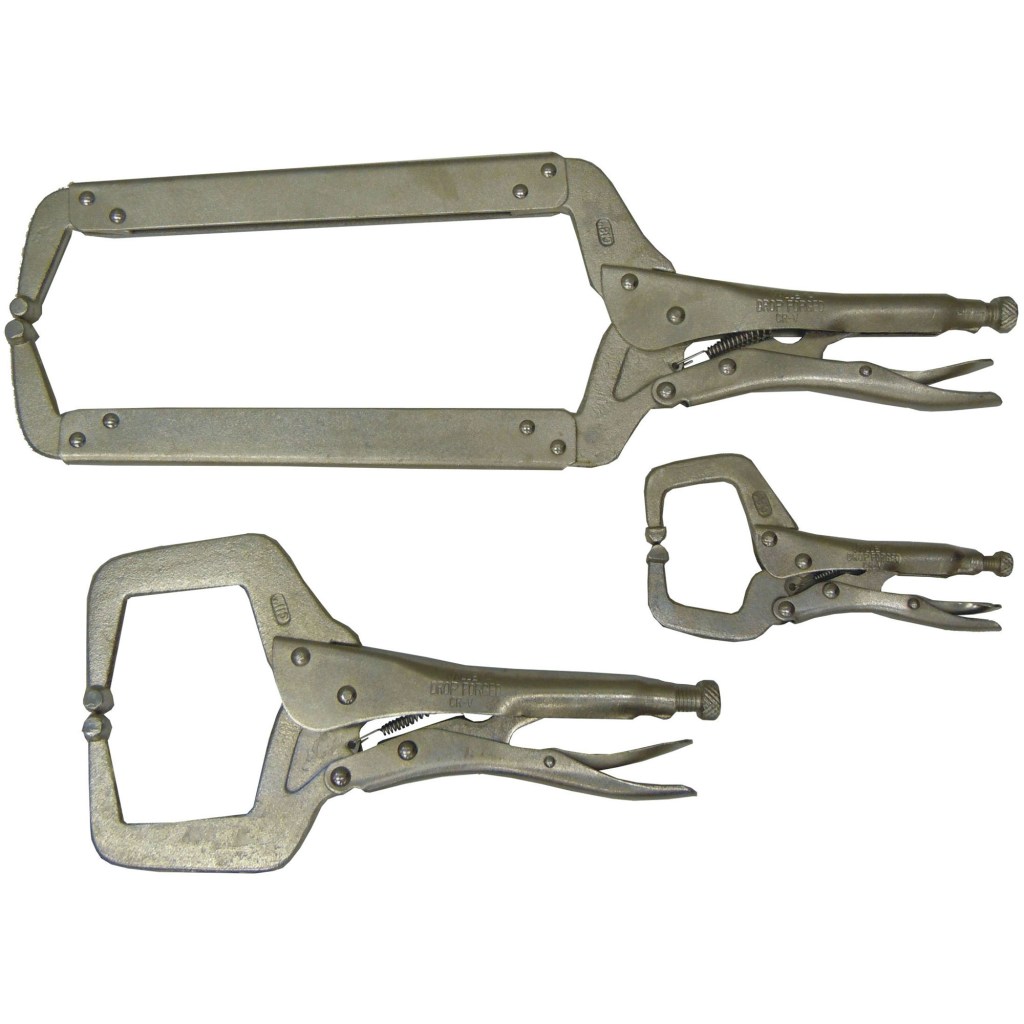 3 PC. LOCKING C-CLAMP SET (6",11",18"), CR-V