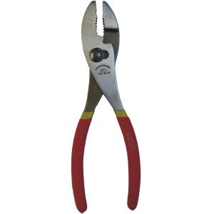8" SLIP JOINT PLIERS, CR-V, MATTE FOAM GRIPS, RED LINE SERIES