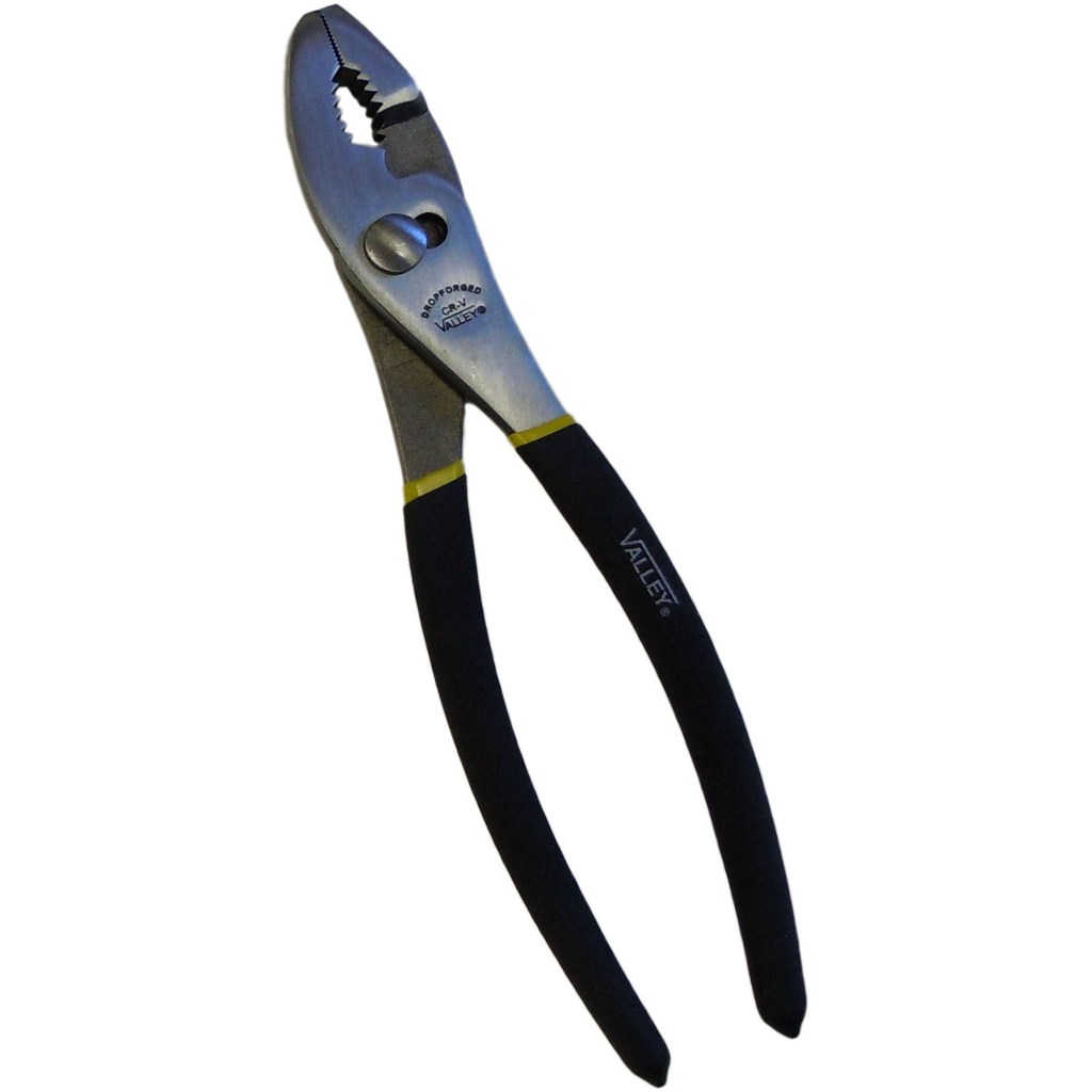 10" SLIP JOINT PLIERS, CR-V, MATTE FOAM GRIPS