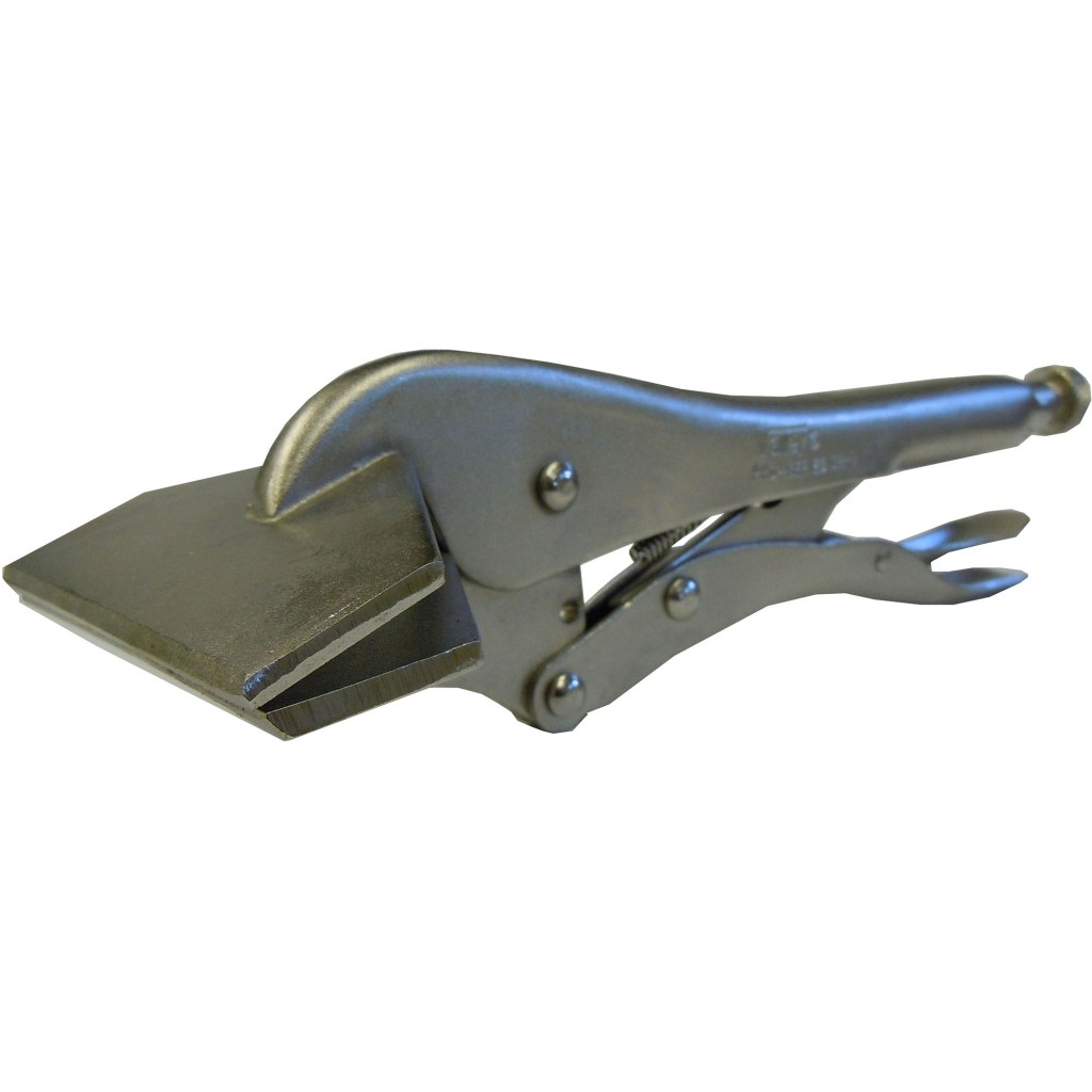 LOCKING WELDING CLAMP, CR-V, FLAT-BILL, 10"