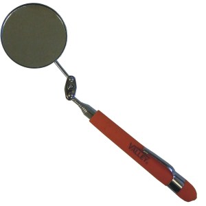 2" INSPECTION MIRROR, 24" TELESCOPIC HANDLE