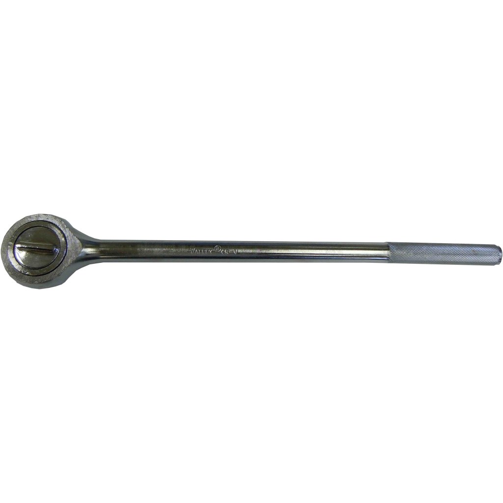 RATCHET HANDLE, 3/4" DR. X 18", POLISHED