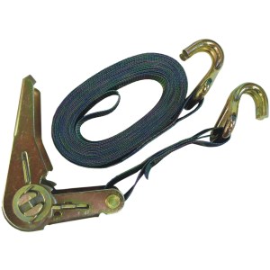 1" X 15 FT. PRO  CAMOUFLAGE RATCHET TIE DOWN, FORGED HOOKS