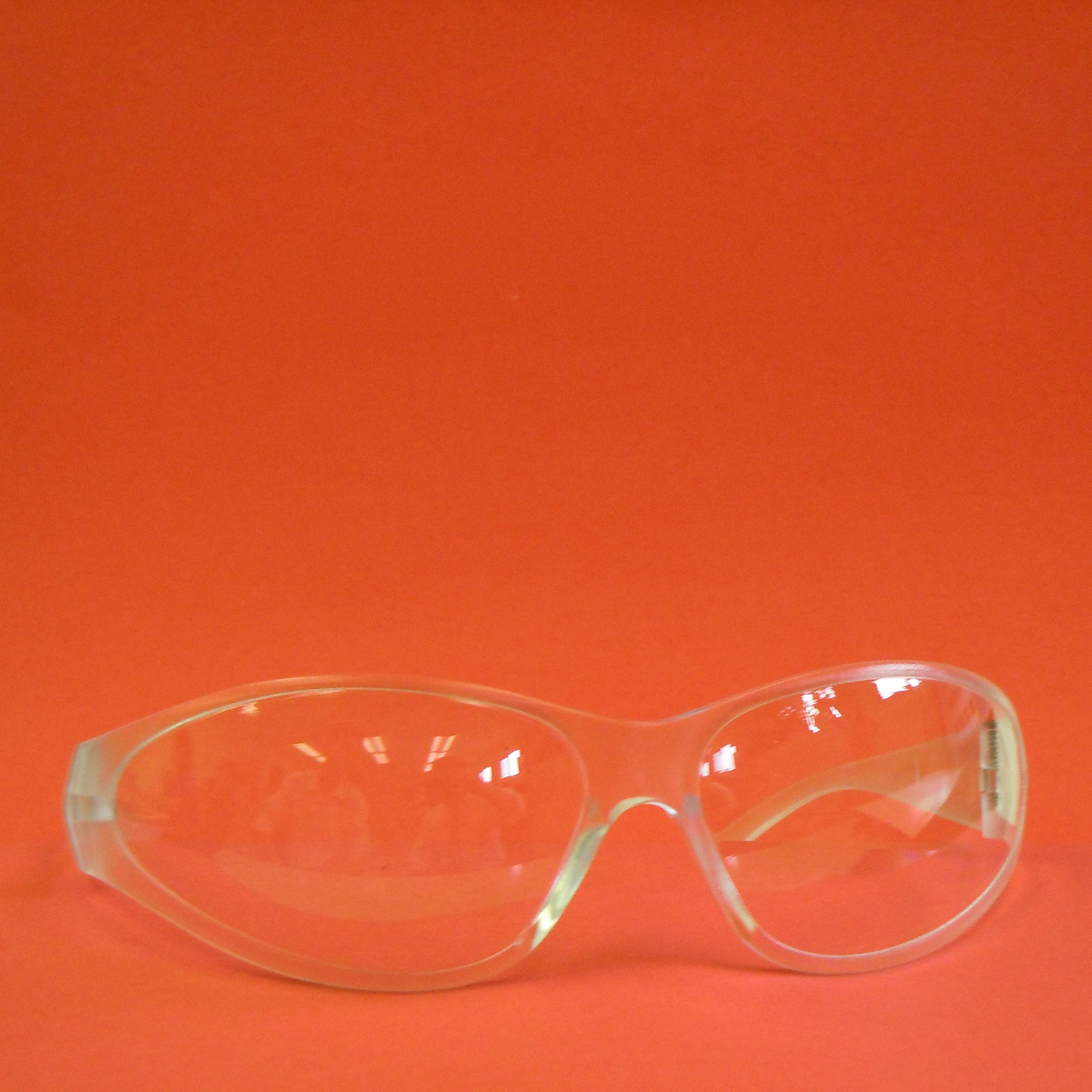 SAFETY GLASSES, WRAP-AROUND, CLEAR
