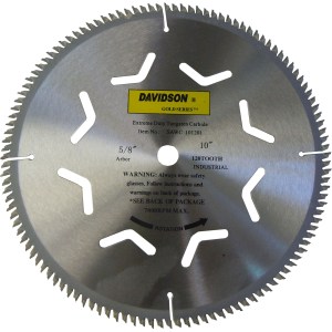 10"X120T C-3 CARBIDE CIRCULAR SAW BLADE (GOLD SERIES)