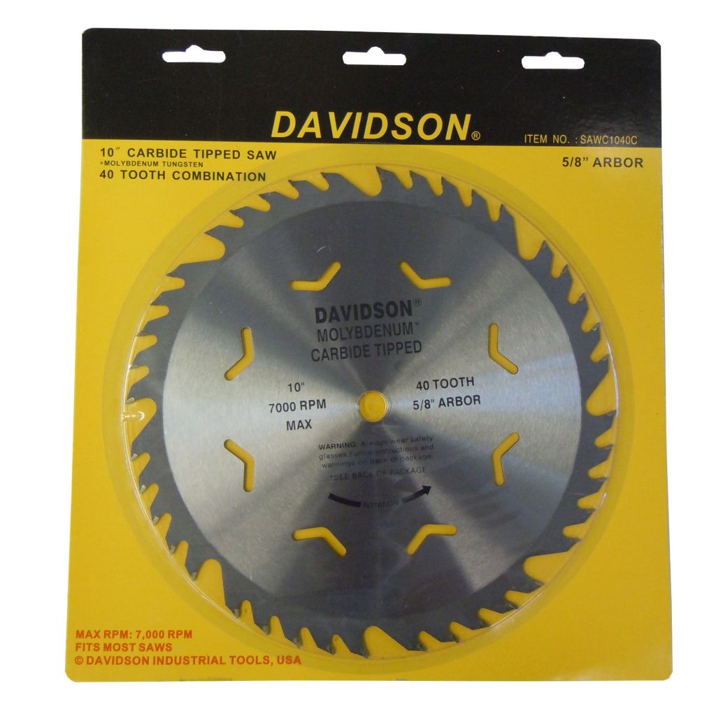 10"X40T M-2 CARBIDE CIRCULAR SAW BLADE