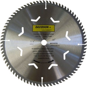 10"X80T C-3 CARBIDE CIRCULAR SAW BLADE (GOLD SERIES)