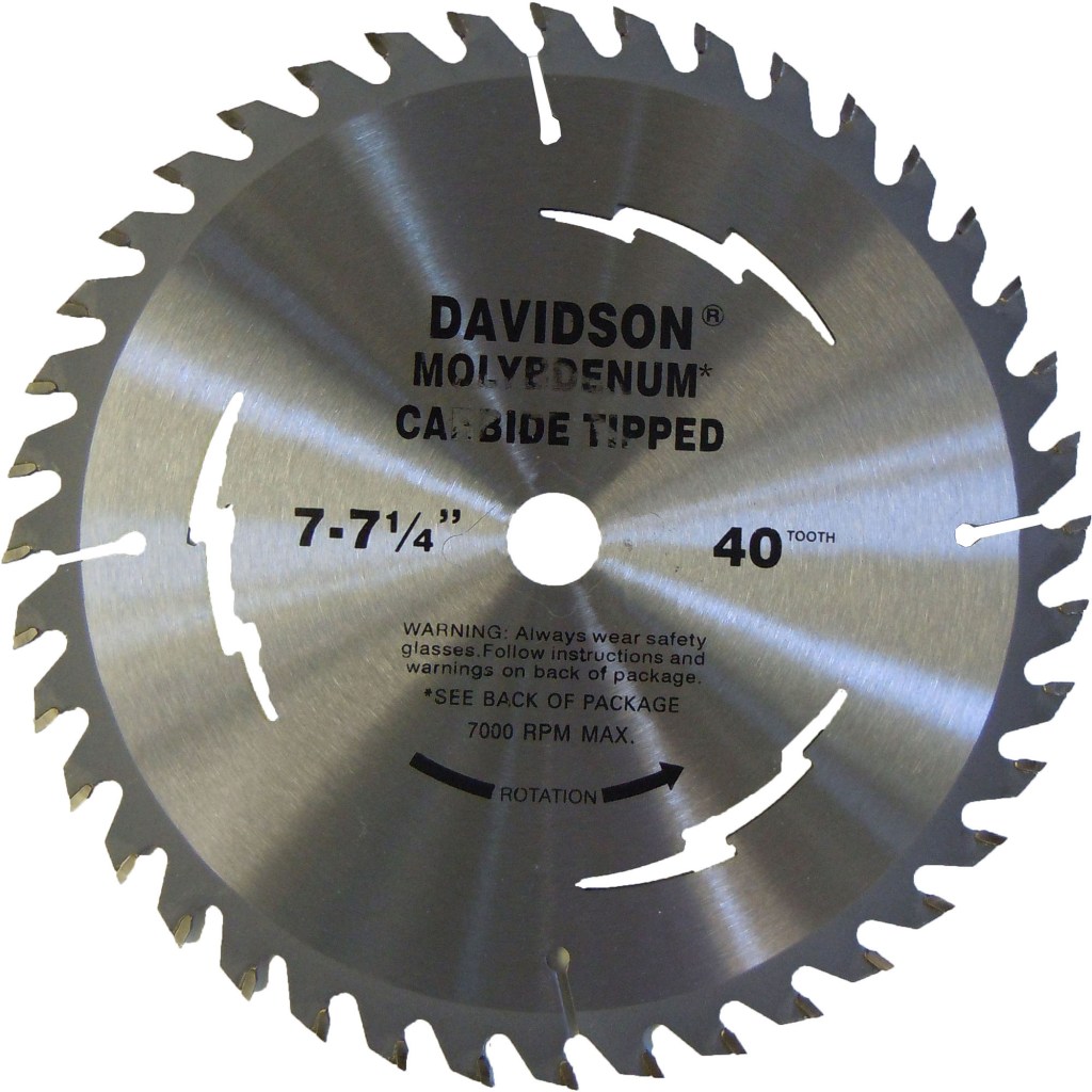 7.25"X40T M-2 CARBIDE CIRCULAR SAW BLADE