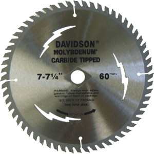 7.25"X60T M-2 CARBIDE CIRCULAR SAW BLADE