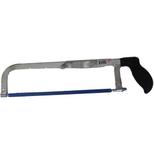 ADJUSTABLE HACKSAW FRAME, CHROME FINISH, MATTE GRIP