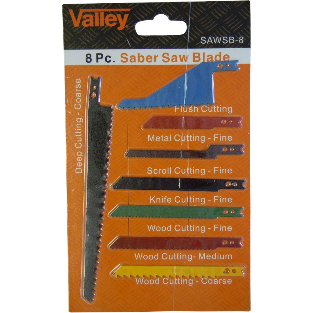 8 PC. SABER SAW BLADE SET