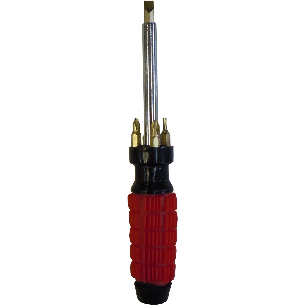 6-IN-1 SCREWDRIVER, CUSHION GRIP