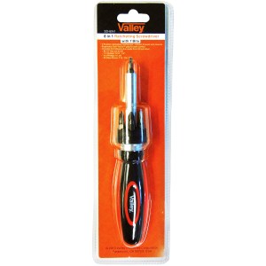 8-IN-1 RATCHETING SCREWDRIVER, SOFT-TOUCH™ GRIP