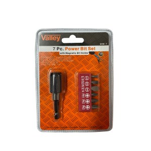 7 PC. POWER BIT DRIVER/FINDER SET WITH BITS