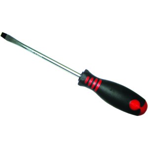 6" X 1/4" FLAT SCREWDRIVER, SOFT-TOUCH™ HDL., CR-V SHAFT