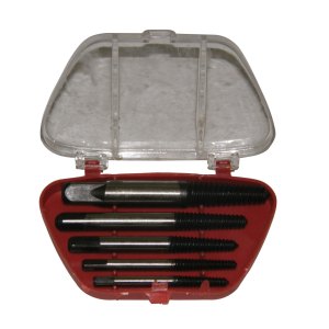 5 PC. SCREW EXTRACTOR SET, SPIRAL FLUTE