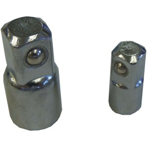 2 PC. SOCKET ADAPTOR SET, CHROME