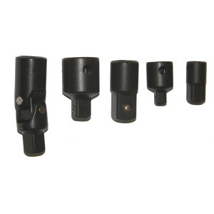 5 PC. IMPACT ADAPTORS AND 3/8" DR. UNIVERSAL JOINT SET