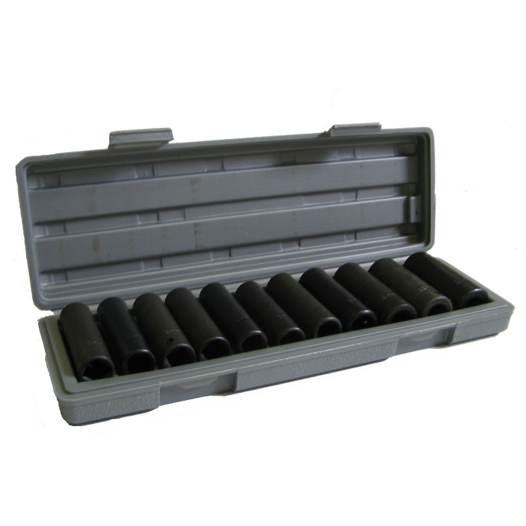 12 PC. 1/2" DR. DEEP IMPACT SOCKET (SAE)