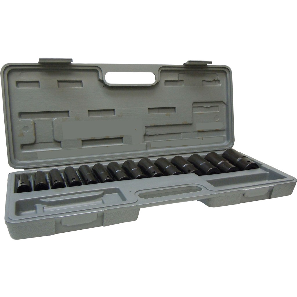 15 PC. 1/2" DR. DEEP IMPACT SOCKET (SAE)