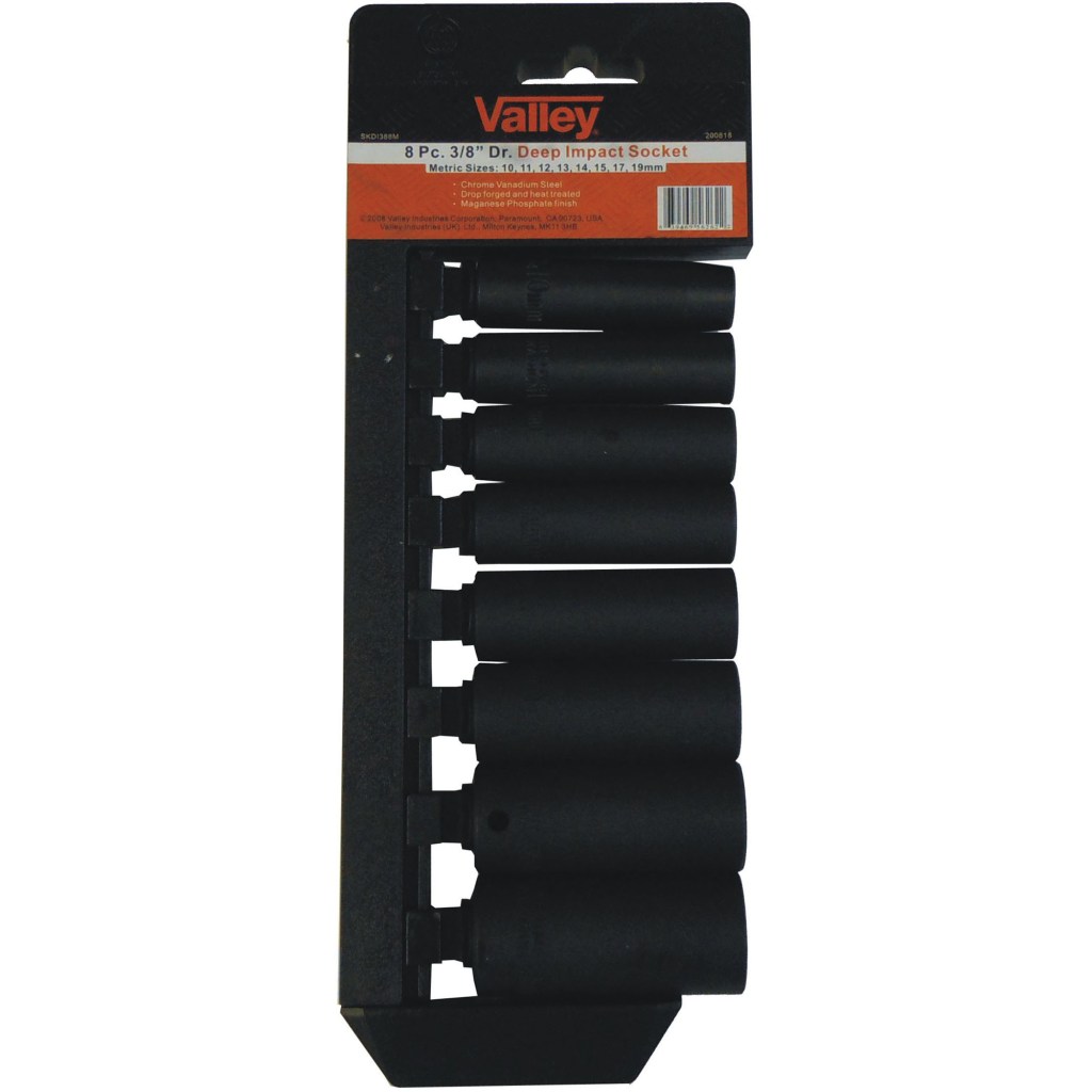 8 PC. 3/8" DR. DEEP IMPACT SOCKET, CR-V (MM)