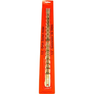 1/2" DR. SOCKET HOLDER, 14 CLIPS