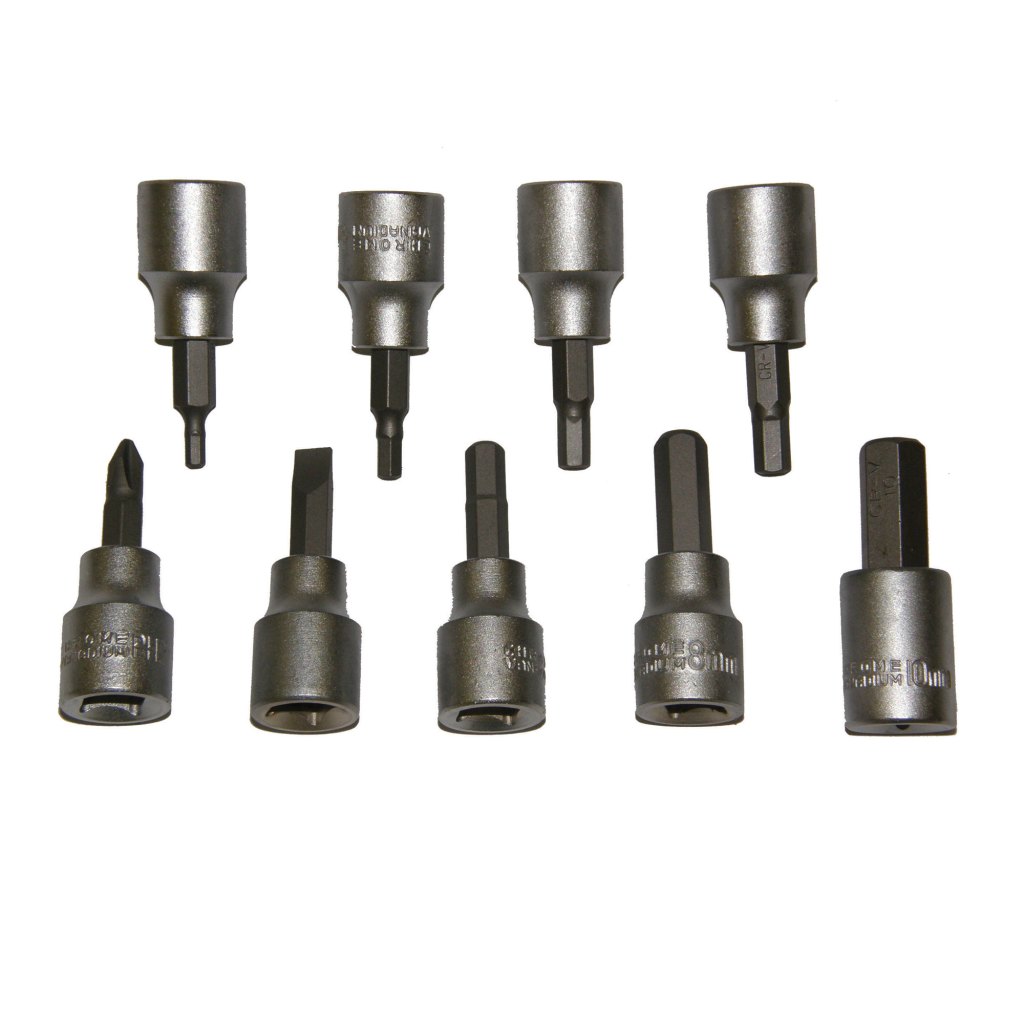 10 PC. 3/8" DR. HEX KEY SOCKET SET, CR-V (MM)