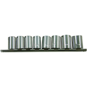 9 PC. 1/2" DR. SHALLOW SOCKET (MM)