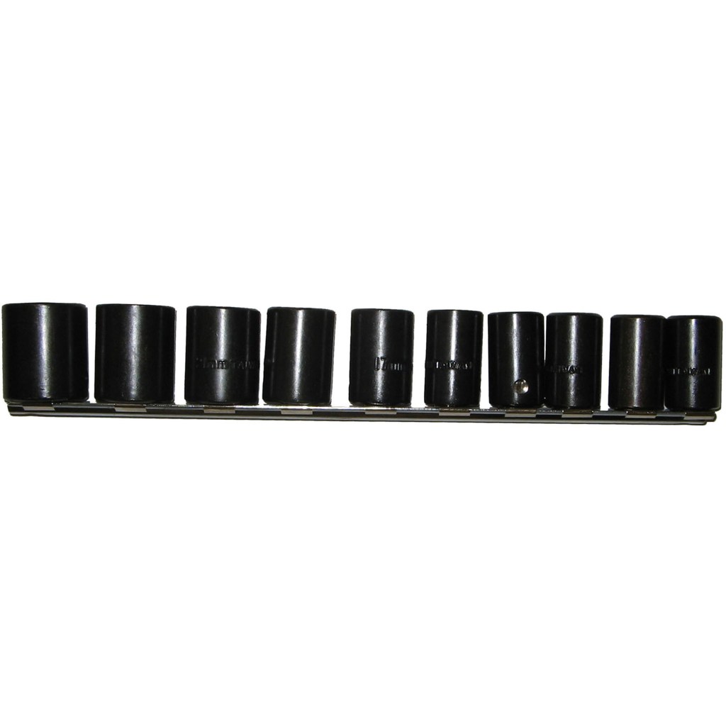 11 PC. 1/2" DR. SHALLOW IMPACT SOCKET (MM)
