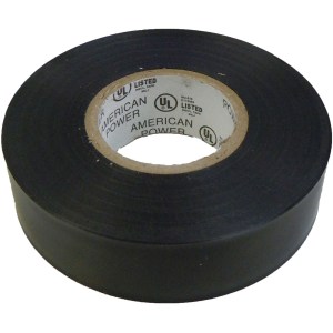 10 PC. 3/4" X 60 FT. ELECTRICAL TAPE, BLACK (UL)