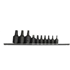 10 PC. STAR BIT SOCKET SET, CR-V