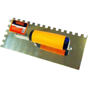 4.5" X 11" U-NOTCH TROWEL, SOFT-TOUCH™ HANDLE