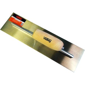 4" X 14" FINISH TROWEL, WOOD HANDLE